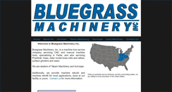 Desktop Screenshot of bluegrassmachinery.com