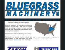 Tablet Screenshot of bluegrassmachinery.com